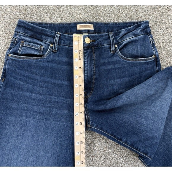 KUT from the Kloth MEG FAB AB WIDE LEG Jeans Womens 10P Blue Medium Wash Stretch - Picture 8 of 9